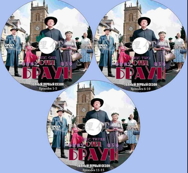 英國推理DVD：布朗神父1-10季 英語中字 22碟
