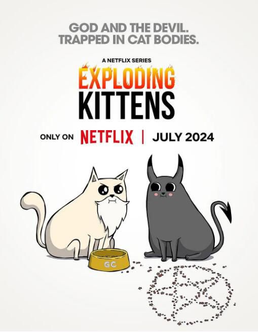 2024美國動畫電影 爆炸貓 Exploding Kittens 英語中字 盒裝1碟 2024美國動畫電影 爆炸貓 Exploding Kittens 英語中字 盒裝1碟