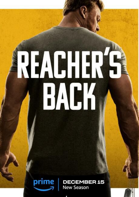 2023高分美劇 俠探傑克/Reacher/神隱任務/俠客李奇 第2+3季 英語中字 盒裝4碟