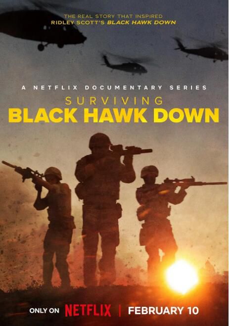 2025高分美劇 黑鷹墜落：死里逃生/黑鷹墜落事件紀實 英語中字 盒裝1碟