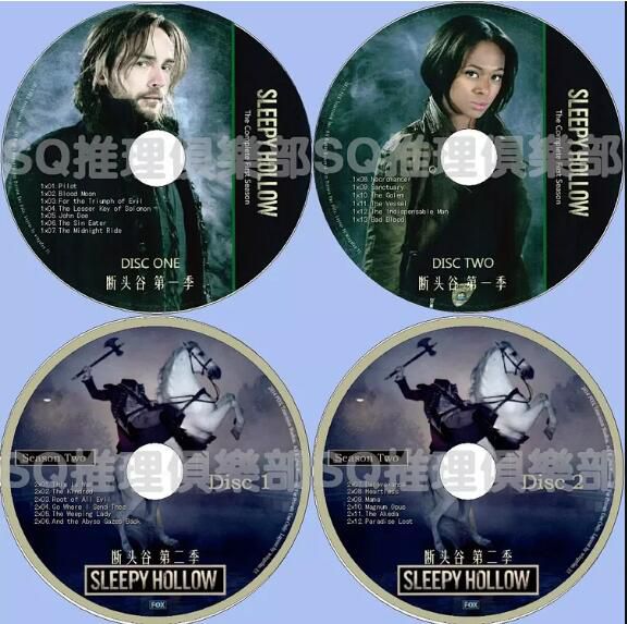 美劇DVD:沉睡谷/斷頭谷 1-4季 10碟 美劇DVD:沉睡谷/斷頭谷 1-4季 10碟