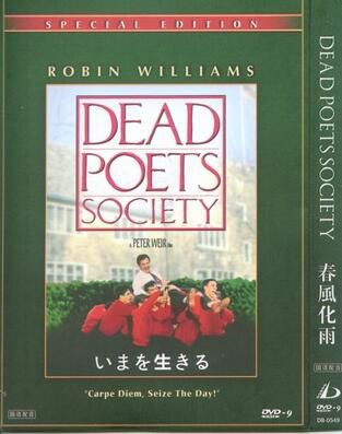 1989美國高分電影 春風化雨/死亡詩社/暴雨驕陽 羅賓·威廉姆斯 英語中字 盒裝1碟 1989美國高分電影 春風化雨/死亡詩社/暴雨驕陽 羅賓·威廉姆斯 英語中字 盒裝1碟