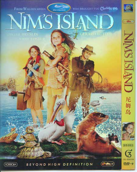 2008美國高分電影 尼姆島 魔島傳奇 阿比蓋爾·布蕾斯琳 英語中字 盒裝1碟 2008美國高分電影 尼姆島 魔島傳奇 阿比蓋爾·布蕾斯琳 英語中字 盒裝1碟