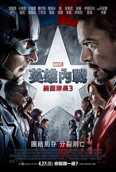 美國隊長3/美國隊長3：內戰/美國隊長3：英雄內戰/美隊3/Captain America 3