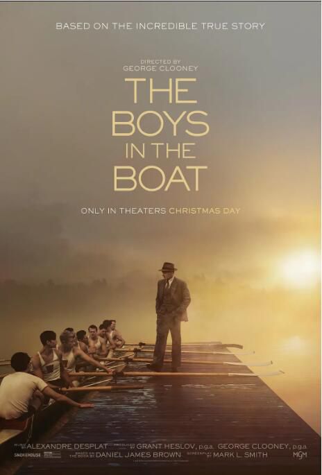 2023美國電影《賽艇男孩/激流少年/船上的男孩》喬爾·埃哲頓 英語中英雙字 盒裝1碟