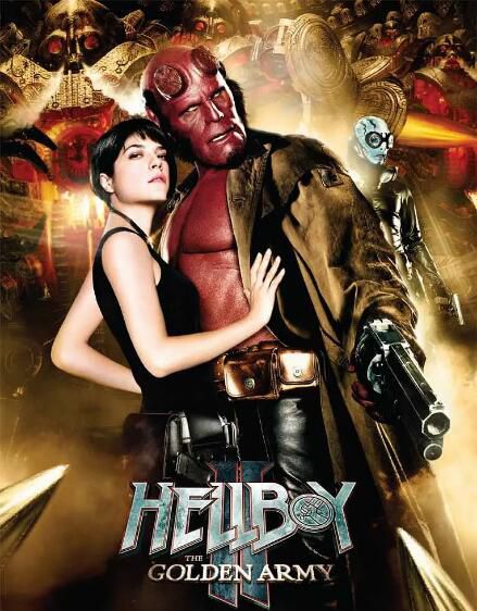 2008美國高分電影 地獄男爵2：黃金軍團/地獄怪客2：金甲軍團/天魔特攻之鬼魅兵團 英語中字 盒裝1碟
