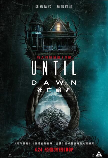 2025美國電影 直到黎明/直到黎明(電影版)/ Until Dawn死亡輪回 英語中字 盒裝1碟