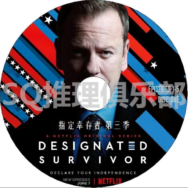 美劇DVD:指定幸存者 1-3季 英語中英文 8碟 美劇DVD:指定幸存者 1-3季 英語中英文 8碟