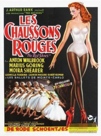 1948英國電影 紅菱艷/紅舞鞋/紅鞋子（彩色版）修復版 國語英語無字幕 DVD