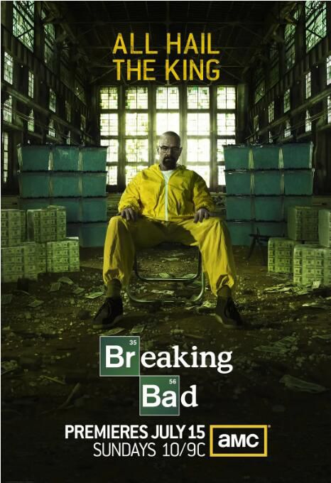 2012高分美劇 絕命毒師/超越罪惡/製毒師/Breaking Bad 第五季 布萊恩·克蘭斯頓 英語中字 盒裝3碟