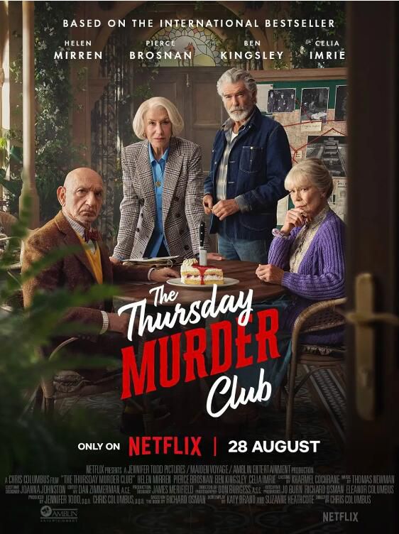 2025美國電影 周四推理俱樂部/周四謀殺俱樂部 海倫·米倫 英語中字 盒裝1碟 2025美國電影 周四推理俱樂部/周四謀殺俱樂部 海倫·米倫 英語中字 盒裝1碟