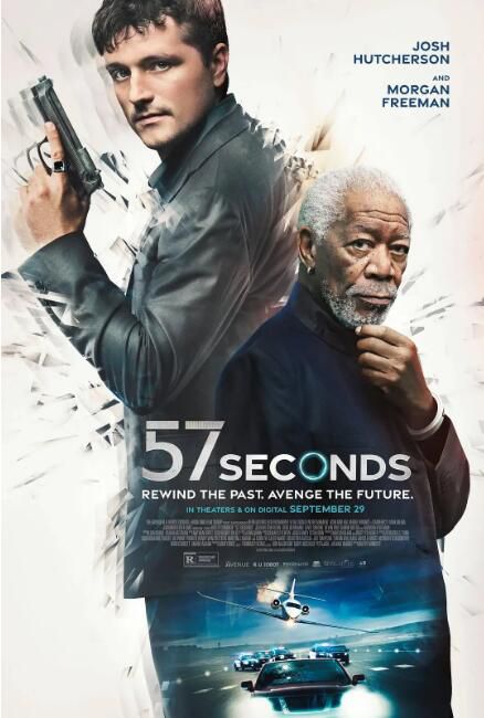 2023美國電影《57秒/57 Seconds》摩根·弗里曼 英語中英雙字 盒裝1碟