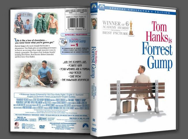 1994美國高分電影 阿甘正傳/Forrest Gump/福雷斯特·岡普 DVD收藏版 英語中字 1994美國高分電影 阿甘正傳/Forrest Gump/福雷斯特·岡普 DVD收藏版 英語中字