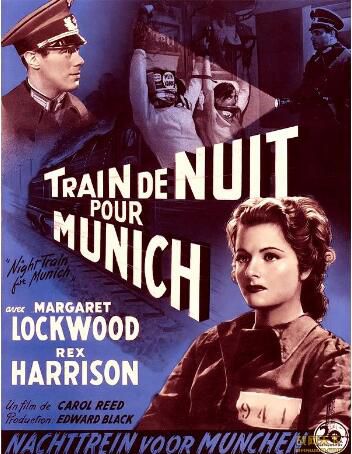 1940英國電影 開往慕尼黑的夜車 修復版 二戰/國英語英字　DVD