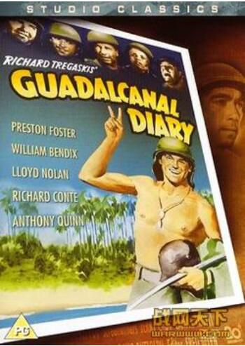 1943美國電影 瓜達康納爾島日記/戰地日記/瓜島日記 二戰/島嶼戰/登陸戰/美日戰 DVD