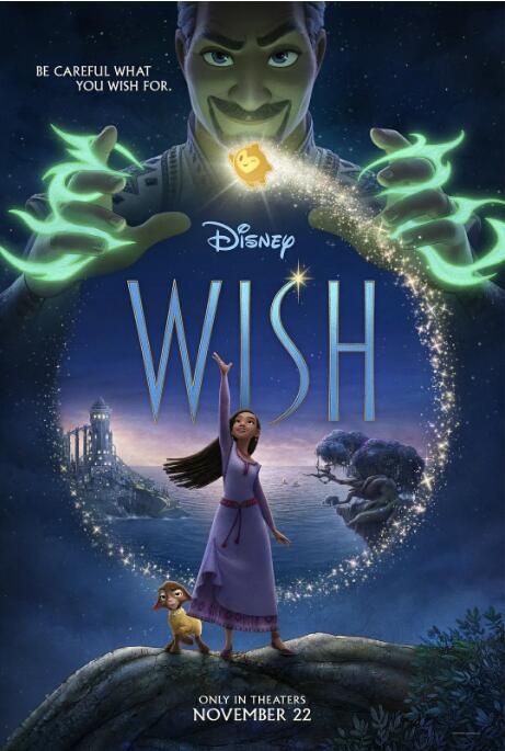2023美國動畫電影《星願/Wish/星願奇緣/魔法寵物》阿麗亞娜·德博斯 英語中英雙字 盒裝1碟 2023美國動畫電影《星願/Wish/星願奇緣/魔法寵物》阿麗亞娜·德博斯 英語中英雙字 盒裝1碟