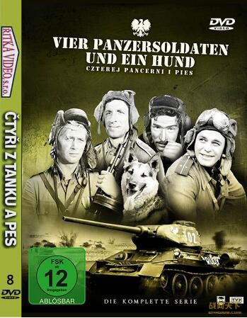 1966波蘭電影 四個坦克兵與狗 21全集 8碟 二戰/波蘭VS德 DVD