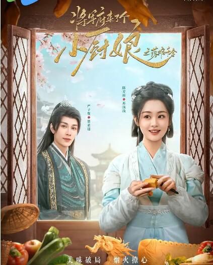 2025大陸短劇 將軍府來了個小廚娘之落難千金 陳芳彤/嚴子賢 國語中字 盒裝2碟