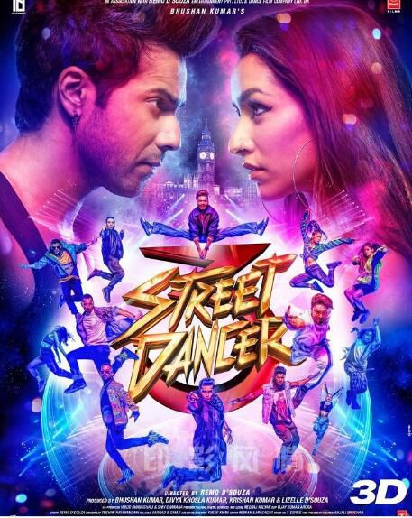 印度影星瓦倫.德哈萬電影《人人皆舞者3》Street Dancer 3D中文D9