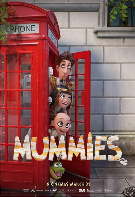 2023動畫喜劇電影《木乃伊/Mummies》英語中英雙字