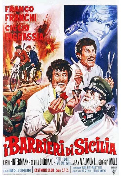 1967意大利電影 西西里島理發師/I barbieri di Sicilia 二戰/登陸戰/ DVD