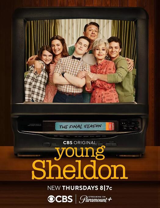 2024高分美劇 小謝爾頓/Young Sheldon 第七季/小謝爾頓最終季 伊恩·阿米蒂奇 英語中字 盒裝2碟