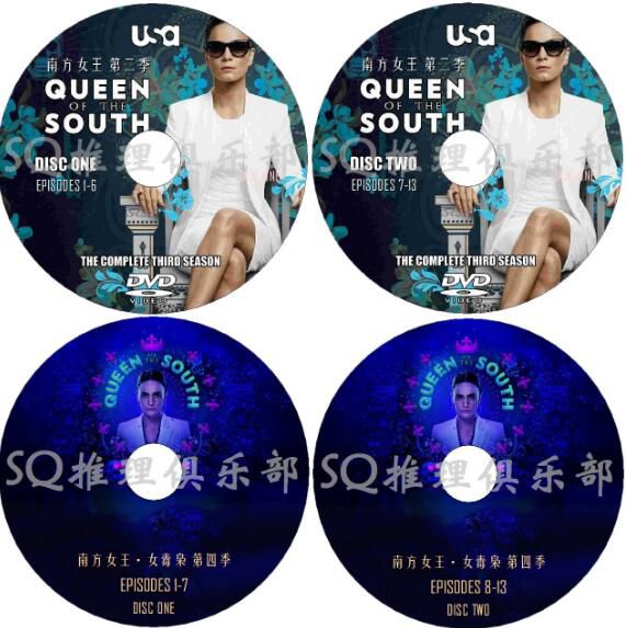 美劇DVD:南方女王/女毒梟 1-4季 8碟 美劇DVD:南方女王/女毒梟 1-4季 8碟