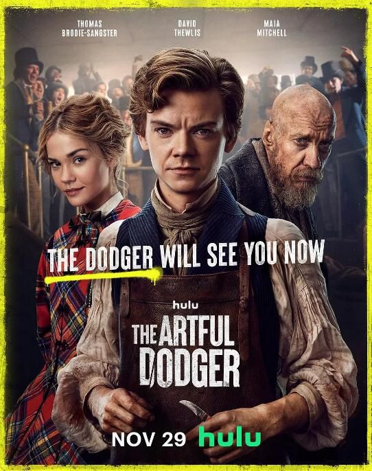 2023澳大利亞劇 小扒手道奇/The Artful Dodger/狡猾郎中 第1+2季 大衛·休里斯 英語中字 盒裝4碟