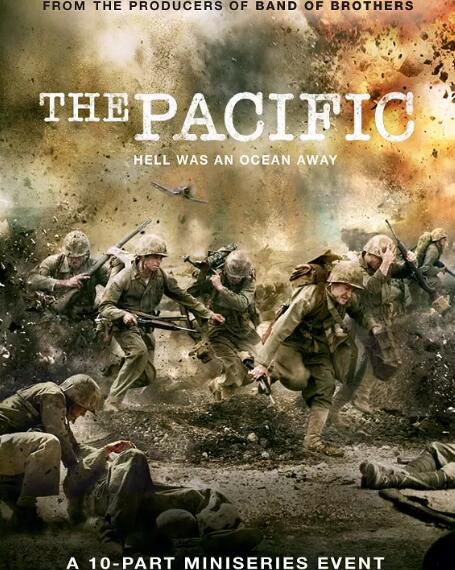經典戰爭美劇 太平洋戰爭 血戰太平洋 5碟高清DVD盒裝