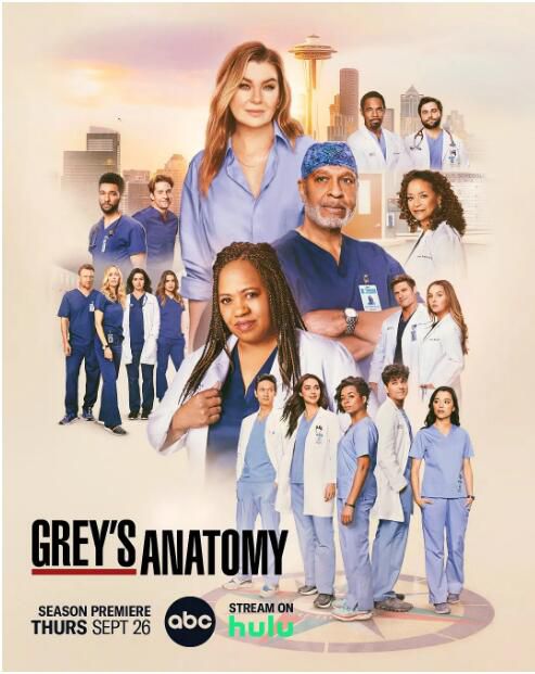 2024高分美劇 實習醫生格蕾/Grey's Anatomy 第21季 艾倫·旁派 英語中字 盒裝5碟