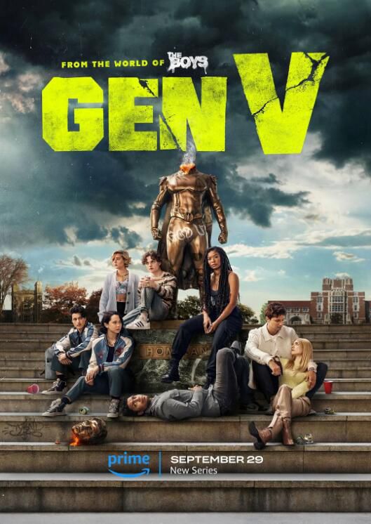 2023高分美劇 V世代/Gen V 第一季/黑袍糾察隊衍生劇 潔絲·辛克萊 英語中字 盒裝2碟