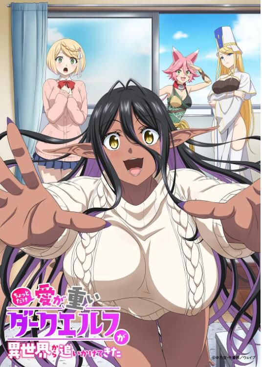 2025日本動畫 愛有些沉重的黑暗精靈從異世界追過來了/愛有點沉重的暗黑精靈從異世界緊追不放 日語中字 盒裝2碟