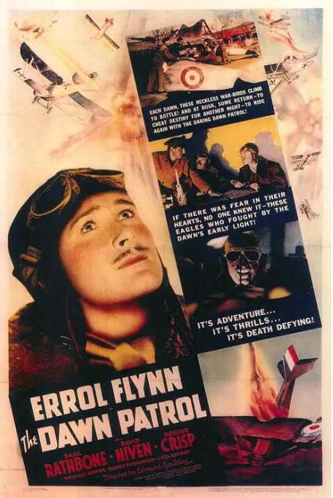1938美國電影 黎明偵察 修復版 一戰/空戰 英語中字 DVD