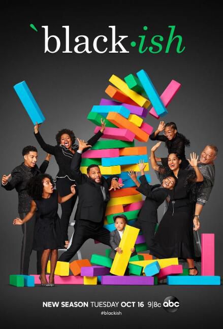 2018高分美劇 喜新不厭舊/奶茶咖啡/黑人一家親/Black-ish 第5-8季 英語中字 盒裝9碟