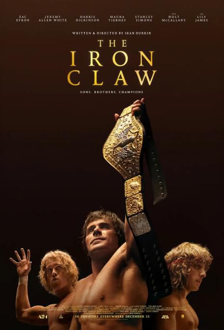 2023英國傳記電影《鐵爪/The Iron Claw》紮克·埃夫隆 英語中英雙字
