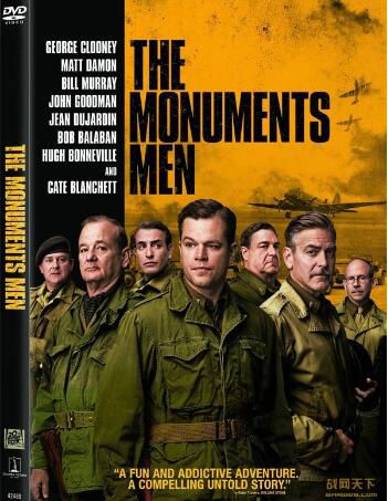 2014美國電影 盟軍奪寶隊 二戰/奪寶/盟軍VS德國 國英語中英字 DVD