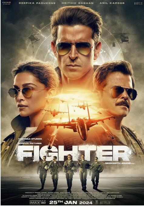 2024印度電影《戰士 2024/戰鬥機/Fighter》赫里尼克·羅斯漢 印度語中字 盒裝1碟
