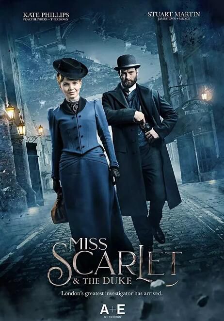 2020高分美劇 斯嘉麗小姐和公爵/斯嘉麗小姐探案集 第1-5季 斯圖爾特·馬丁 英語中字 盒裝10碟