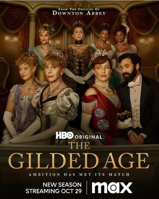 2023美劇 鍍金時代 第二季 The Gilded Age 凱莉·庫恩 英語中字 盒裝2碟