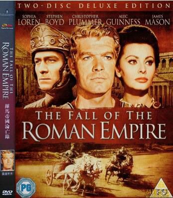 1964美國電影 羅馬帝國淪亡錄 2碟 修復版 古代戰爭/國英語中字 DVD