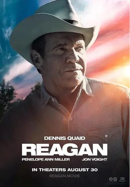 2024美國傳記電影《里根/Reagan》丹尼斯·奎德 英語中英雙字 盒裝1碟 2024美國傳記電影《里根/Reagan》丹尼斯·奎德 英語中英雙字 盒裝1碟