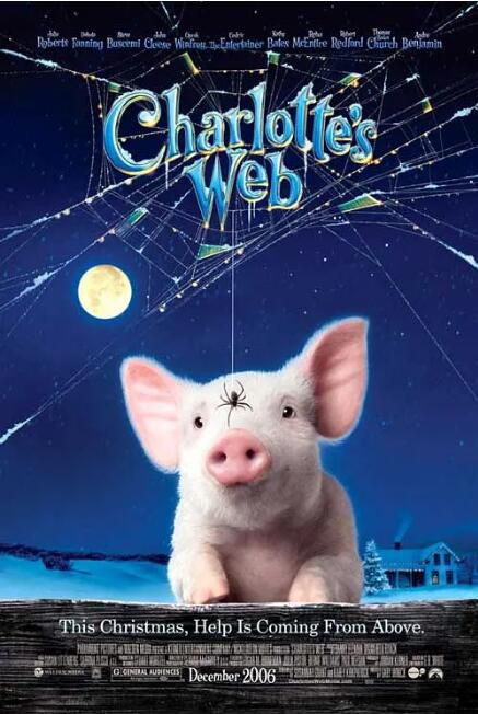 2006高分歐美電影 夏洛特的網/夏洛的網 Charlotte's Web 朱莉婭·羅伯茨 英語中字 盒裝1碟