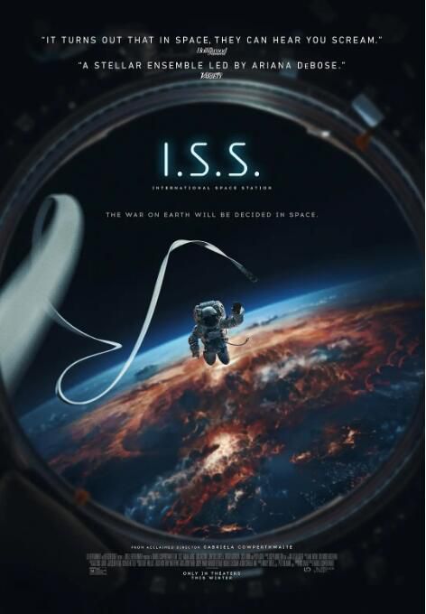 2023美國科幻電影《國際空間站/I.S.S.》阿麗亞娜·德博斯 英語中英雙字 盒裝1碟