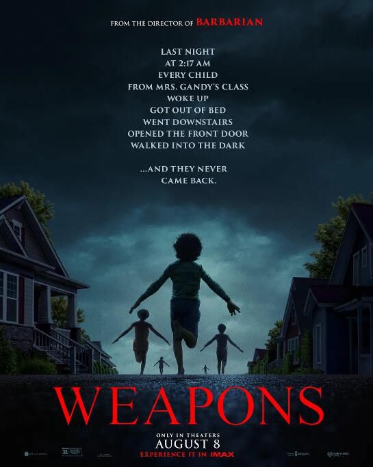 2025高分美國電影 兇器/武器/Weapons 朱莉婭·加納 英語中字 盒裝1碟 2025高分美國電影 兇器/武器/Weapons 朱莉婭·加納 英語中字 盒裝1碟