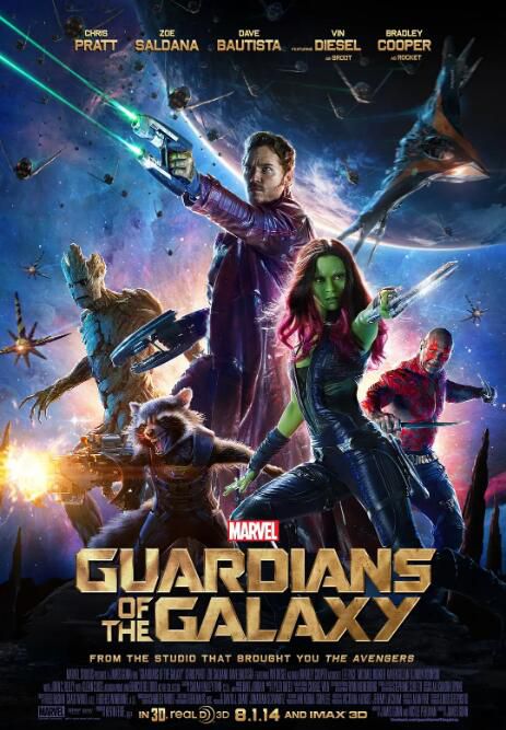 2014高分美國電影 銀河護衛隊/星際異攻隊/Guardians of the Galaxy 英語中字 盒裝1碟