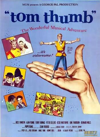 1958英國電影 拇指湯姆 國語英語無字幕 修復版 DVD