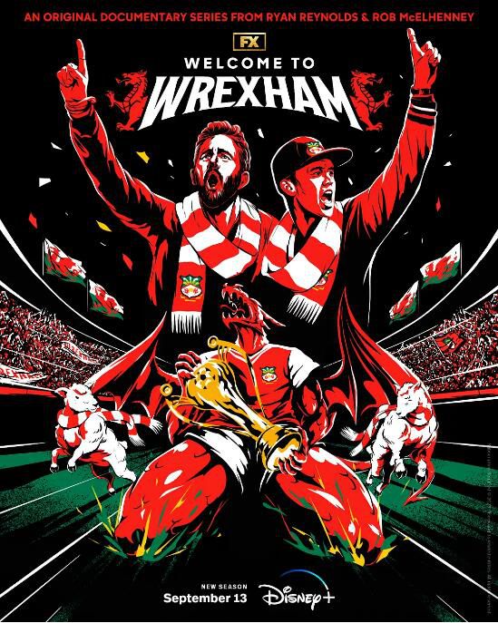 2023高分美劇 歡迎來到雷克瑟姆/小球會大明星/Welcome to Wrexham 第二季 瑞安·雷諾茲 英語中字 盒裝3碟