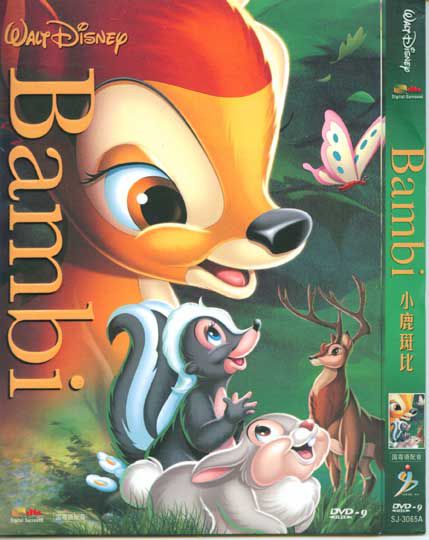 1942美國高分動畫電影 小鹿斑比1/Walt Disney's Bambi 國英語中字 盒裝1碟 1942美國高分動畫電影 小鹿斑比1/Walt Disney's Bambi 國英語中字 盒裝1碟