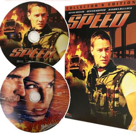 動作犯罪電影 生死時速1-2部 雙碟DVD盒裝 基努裏維斯 桑德拉布洛克