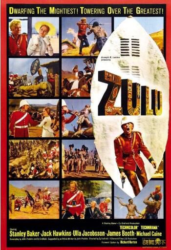 1964英國電影 祖魯戰爭/戰血染征袍 古代戰爭/陣地戰/山之戰/ DVD